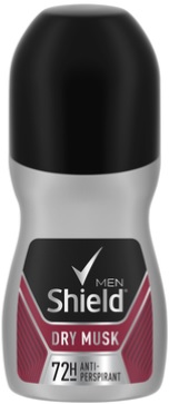 Shield Roll On Men Musk- 50.0ml - Shrink Wrap 6