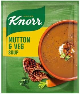 Knorr Soup Mutton &amp; Vegetable- 50.0g - Shrink Wrap 10