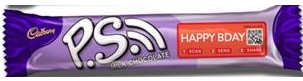 Cadbury P.S. Chocolate Bar Original - 48.0g - Case 40