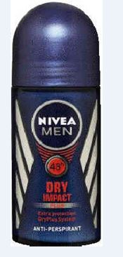 Nivea Roll On Male Dry Impact- 50.0ml - Shrink Wrap 6