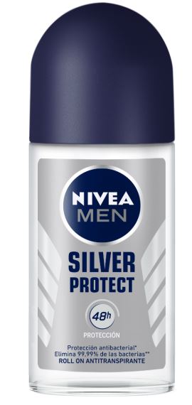 Nivea Roll On Male Silver Protect- 50.0ml - Shrink Wrap 6