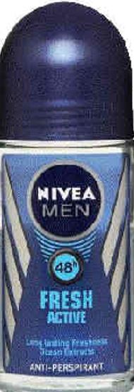 Nivea Roll On Male Fresh Active- 50.0ml - Shrink Wrap 6