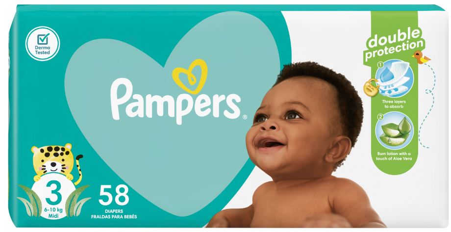 Pampers Active Baby Midi VP - 58.0'S - Shrink Wrap 2