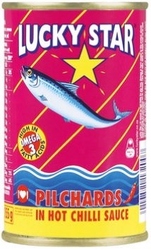 Lucky Star Canned Pilchards Chilli Sauce- 155.0g - Case 24