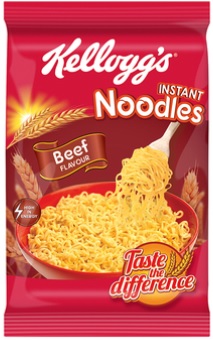 Kelloggs Instant Noodles Beef- 70.0g - Case 32