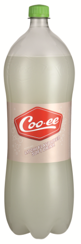 Cooee Carbonated Soft Drink Litchi- 2.0l - Shrink Wrap 6
