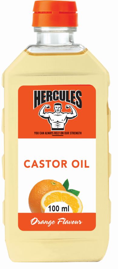 Hercules Castor Oil Orange- 100.0ml - Shrink Wrap 12