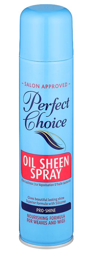 Perfect Choice Hair Spray Oil Sheen Pro-Vitamin B5 - 240.0ml - Shrink Wrap 6