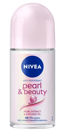 Nivea Roll On Female Pearl Beauty- 50.0ml - Shrink Wrap 6
