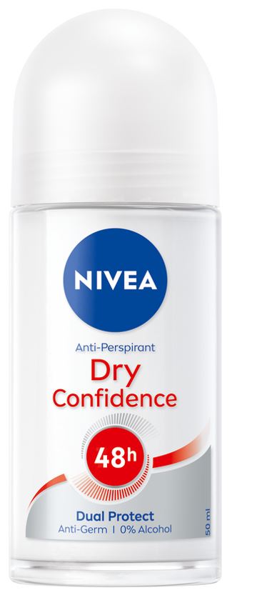 Nivea Roll On Female Dry Confidence- 50.0ml - Shrink Wrap 6