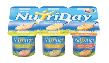 Nutriday Smooth Dairy Snack Mixed Fruit/Pine/Man- 6.0'S - Case 8