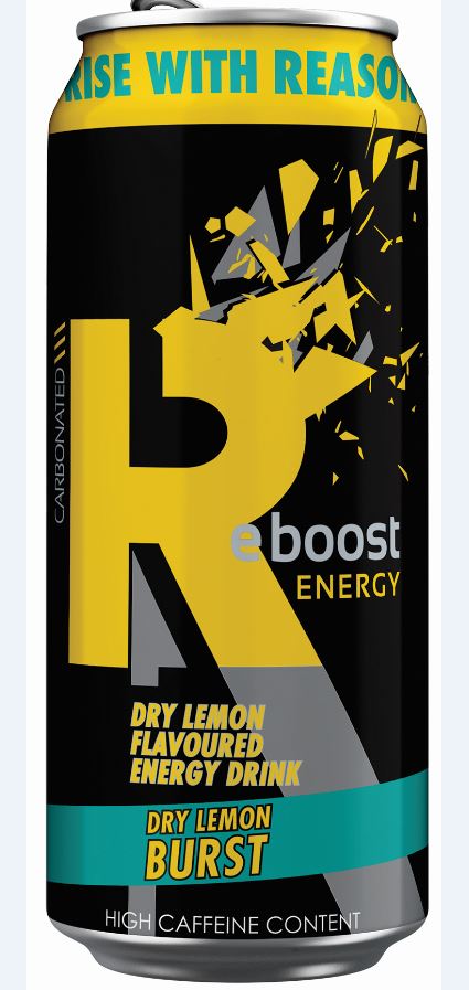 Reboost Energy Drink Dry Lemon- 500.0ml - Case 24