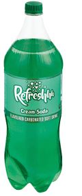 Refreshhh Carbonated Soft Drink Cream Soda- 2.0l - Shrink Wrap 6