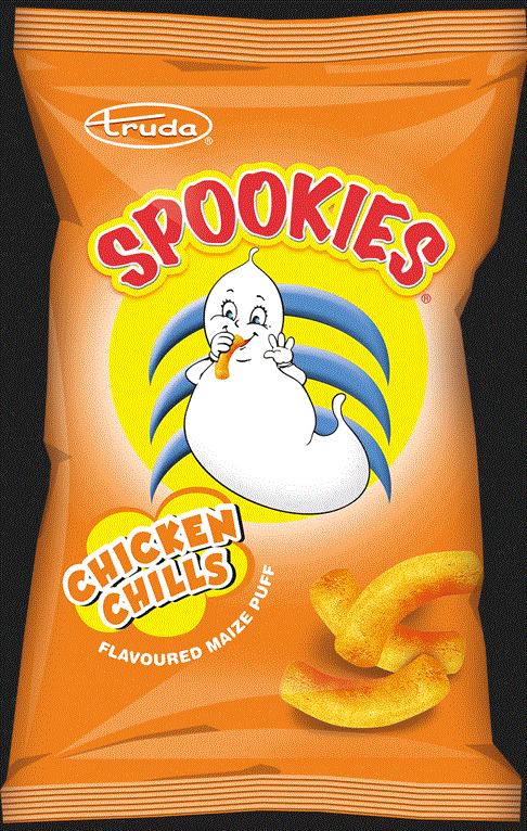 Spookies Maize Puff Chicken Chills- 100.0g - Case 16