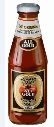 All Gold Tomato Sauce - 350.0ml - Case 6