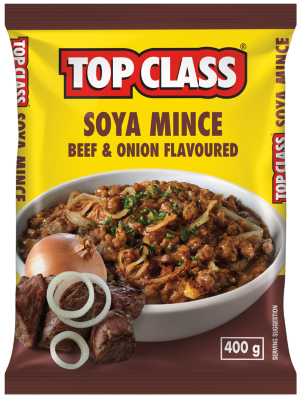 Top Class Soya Mince Beef &amp; Onion- 400.0g - Case 20
