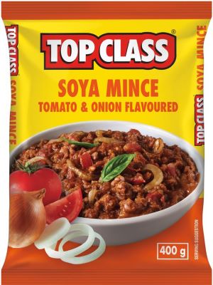 Top Class Soya Mince Tomato &amp; Onion- 400.0g - Case 20