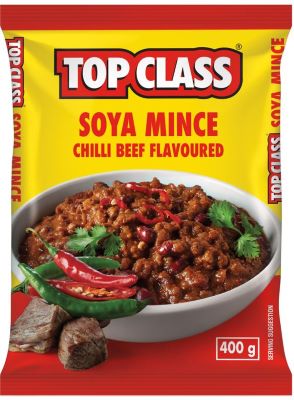 Top Class Soya Mince Chilli Beef- 400.0g - Case 20